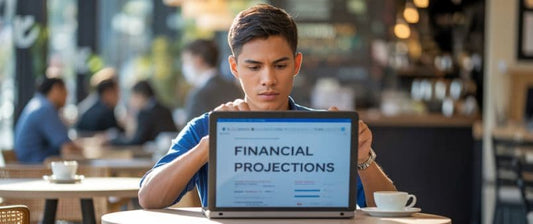 Persona joven aprendiendo educación financiera desde su laptop, aplicando estrategias reales para mejorar su vida económica en 2025