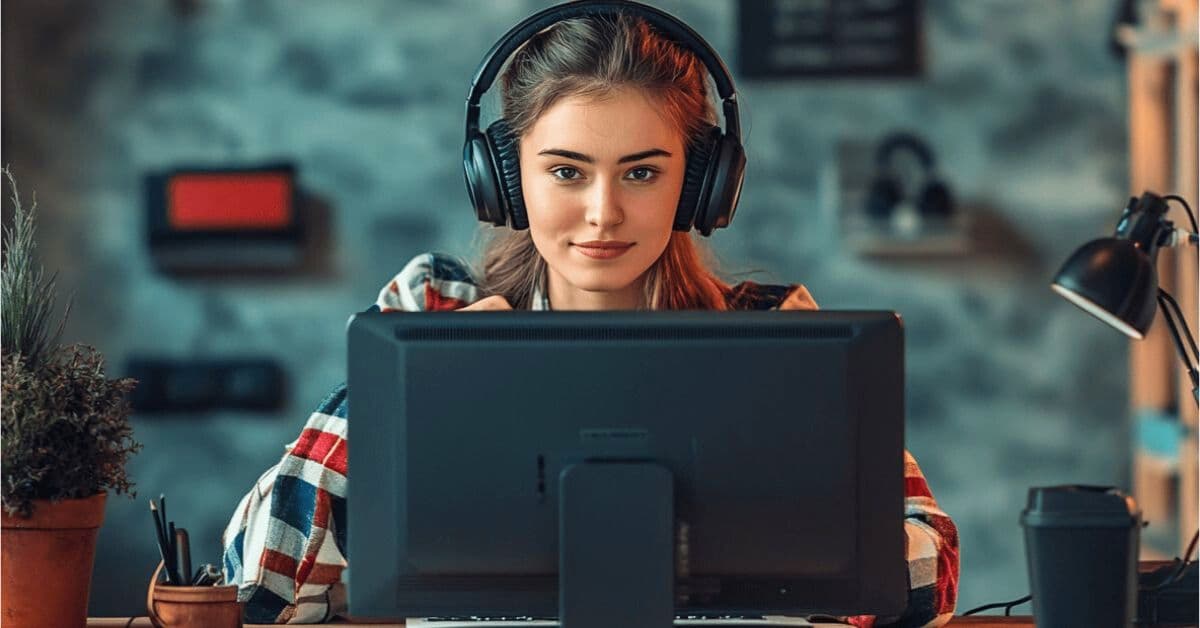 Chica inteligente y emprendedora aprendiendo sobre Negocios, Educacion financiera, economia y todo sobre el ambito empresarial en 2025 con ayuda de Comprendemprender